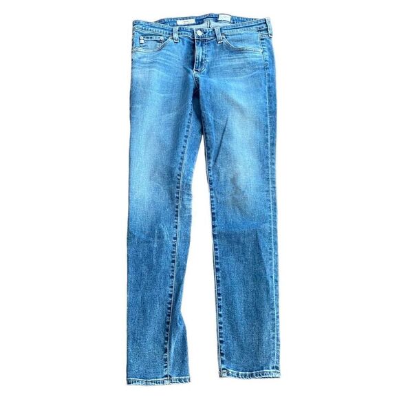 Adriano Goldschmied The Stilt Cigarette Jeans Dark Wash 29R - Picture 2 of 9